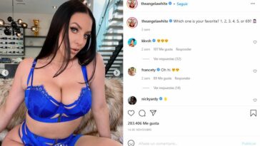 Angela White SlowMo HandJob OnlyFans Insta Leaked Videos