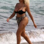 Afida Turner Flashes Her Nude Boobs in a Bikini in Miami Beach (35 Photos)