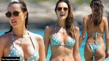 Alessandra Ambrosio Looks Hot in a Tiny Bikini (52 Photos)