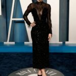 Alexandra Daddario Displays Nice Cleavage at the 2022 Vanity Fair Oscar Party (48 Photos)