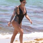 Alysia Magen Shows Off Her Curves While Enjoying a Sunny Day at the Beach in Miami Beach (64 Photos)