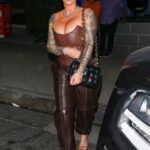 Amber Rose Shows Off Her Killer Body Grabbing Dinner at BOA Steakhouse (92 Photos)