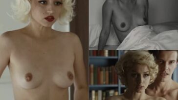 Ana de Armas Nude - Blonde (1 Collage Photo)