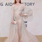 Barbara Meier Poses in a See-Through Dress at the 28th amfAR Gala in Cap d’Antibes (5 Photos)