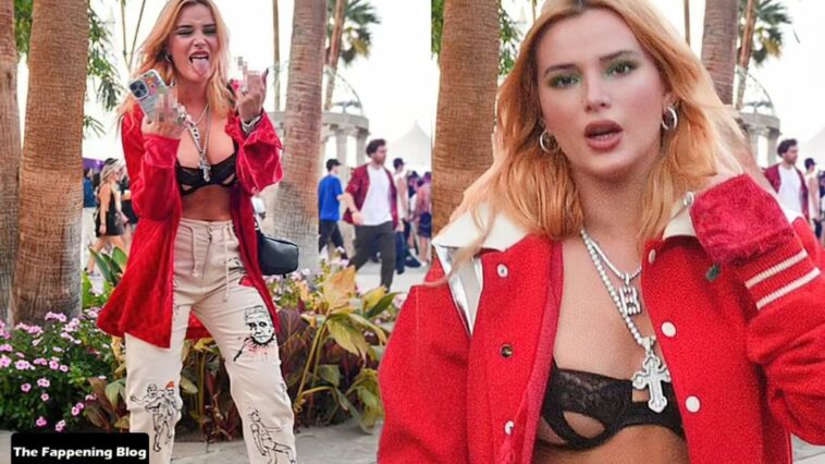 Bella Thorne is Seen at Coachella’s Neon Festival (25 Photos)