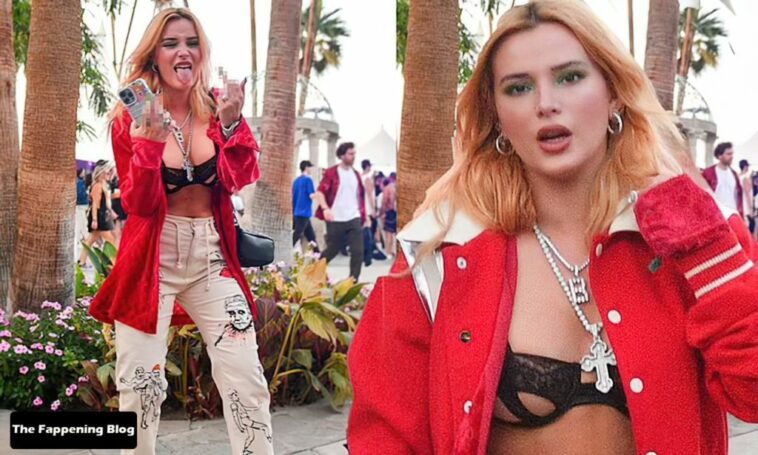 Bella Thorne is Seen at Coachella’s Neon Festival (25 Photos)