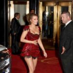 Leggy Blake Lively Exits a MET Gala After-Party in NYC (23 Photos)