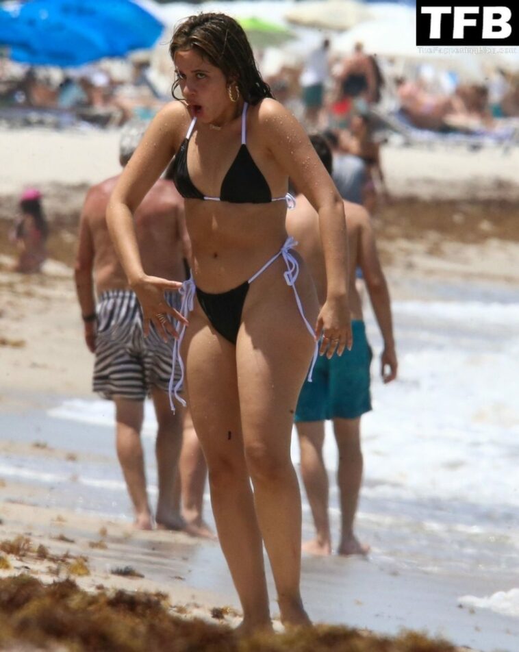 Camila Cabello Enjoys a Beach Day with Friends (64 Photos)