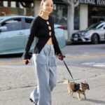 Braless Cara Santana Flashes Her Toned Midriff While Heading to a Hair Salon (14 Photos)