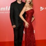 Caylee Cowan Looks Beautiful in a Red Dress at the amfAR Venice Gala (32 Photos)