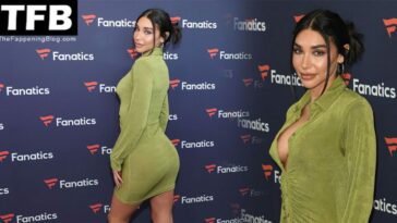 Chantel Jeffries Looks Hot at Michael Rubin’s 2022 Fanatics Super Bowl Party (34 Photos)