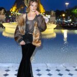 Charlotte Lawrence Flashes Her Nude Tits at the Saint Laurent Womenswear Show in Paris (41 Photos)