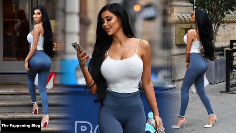 Chloe Khan Flaunts Her Huge Boobs in Liverpool (15 Photos)