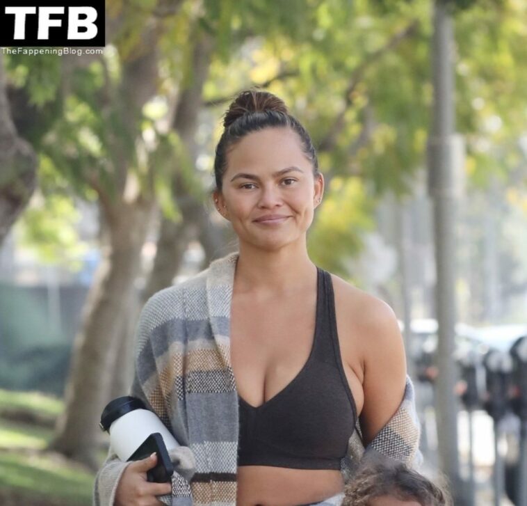 Busty Chrissy Teigen is Seen in Beverly Hills (46 Photos)