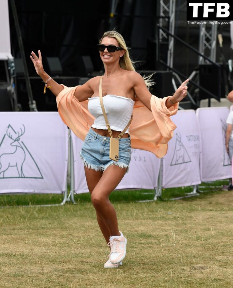 Busty Christine McGuinness is Seen Dancing at Kidchella in Cheshire (71 Photos)