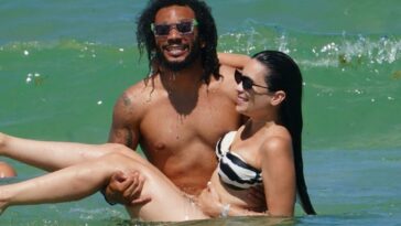 Clarice Alves & Marcelo Vieira Enjoy a Day in Miami Beach (3 Photos)