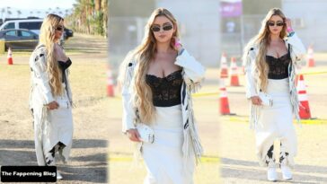 Demi Rose Wears a Busty Laced Top at Coachella (38 Photos)