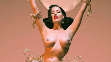 Burlesque Goddess Dita Von Teese Nude - Topless & Sexy Pics
