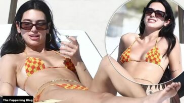 Dua Lipa Enjoys the Beach Life in Miami After Rehearsals (66 Photos)