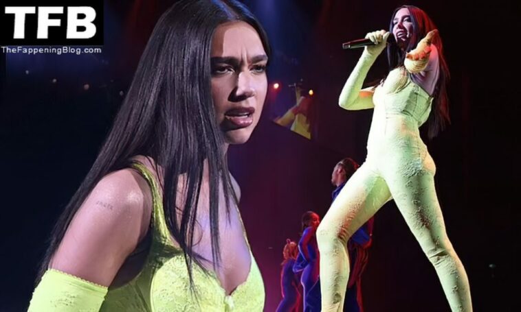 Dua Lipa Shows Off Her Sexy Body on Stage as She Performs During the Future Nostalgia Tour (97 Photos)