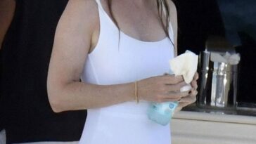 Ellen Pompeo is Seen in a White Swimsuit on a Yacht in Sardinia (80 Photos)