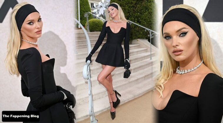 Elsa Hosk Shows Off Her Sexy Legs & Tits at the amfAR Gala Cannes 2022 in Cap d’Antibes (94 Photos)