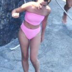 Emma Watson Leads the Way in Her Striking Pink Swimsuit Out on Holiday in Positano (16 Photos)