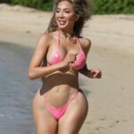 Farrah Abraham Shows Off Her Curves in a Pink Bikini (6 Photos)