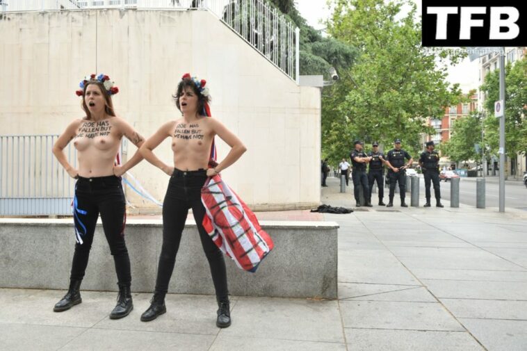 Femen Takes Action to Mark the Repeal of the Law Eliminating Abortion Rights in the U.S. (15 Photos)