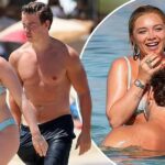 Florence Pugh & Will Poulter Enjoy a Flirty Beach Day in Ibiza (14 Photos)