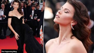 Georgia Fowler Shows Off Her Cleavage at the 75th Annual Cannes Film Festival (143 Photos)