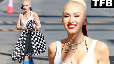 Gwen Stefani Arrives For an Appearance on Jimmy Kimmel Live! (87 Photos)