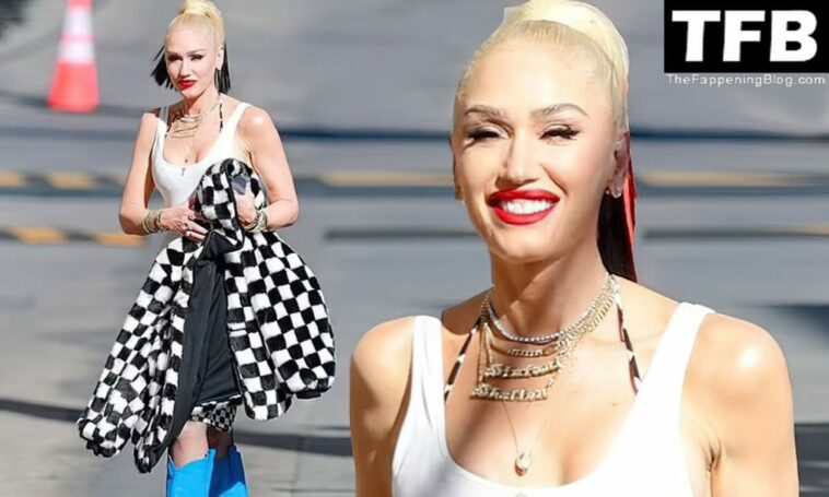 Gwen Stefani Arrives For an Appearance on Jimmy Kimmel Live! (87 Photos)