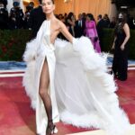 Hailey Bieber Shows Off Her Sexy Legs at The 2022 Met Gala in NYC (50 Photos)