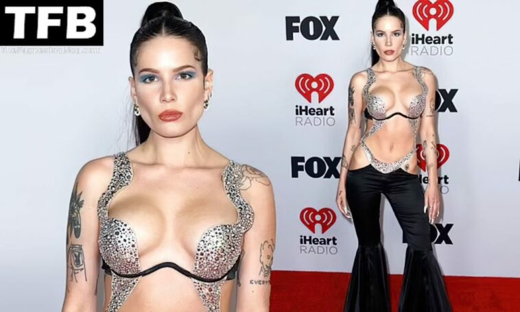 Halsey Flaunts Her Sexy Tits at the iHeartRadio Music Awards (65 Photos)