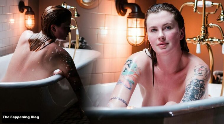 Ireland Baldwin Poses Naked in the Bathtub (9 Photos)