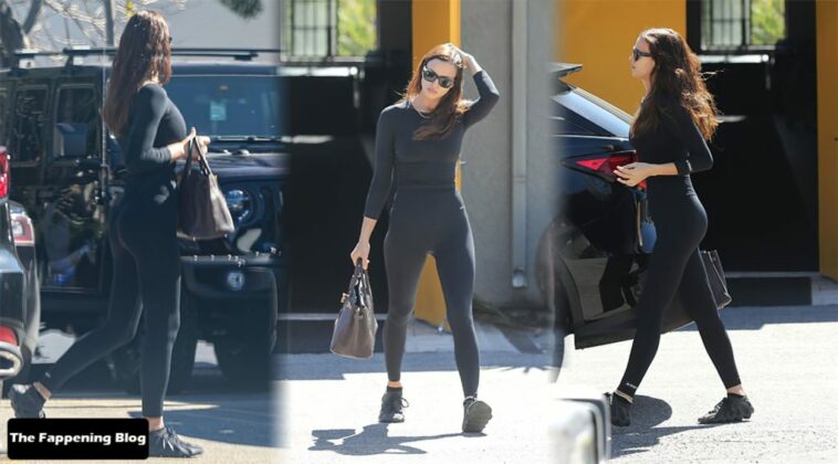 Irina Shayk Shows Off Her Butt in Black Leggings in Santa Monica (70 Photos)