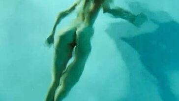 Isabel Lucas Nude In The Swimming Pool From 'Knight of Cups' Movie