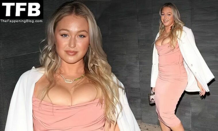 Iskra Lawrence Displays Her Curves While Grabbing Dinner at Nobu (23 Photos + Video)