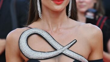 Izabel Goulart Shows Off Her Sexy Tits at the 75th Annual Cannes Film Festival (33 Photos)