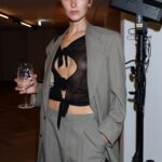 Jada Joyce Flashes Her Nude Tit at Toni Garrn Super Flea Market in Berlin (3 Photos)