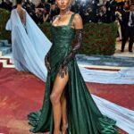 Jasmine Tookes Displays Nice Cleavage at The 2022 Met Gala in NYC (31 Photos)