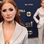 Jessica Chastain Displays Her Cleavage at the 28th Annual Screen Actors Guild Awards (156 Photos)