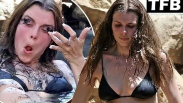 Julia Fox Spends a Relaxing Day with Friends Bathing in Mud at the Montecito Hot Springs (71 Photos)