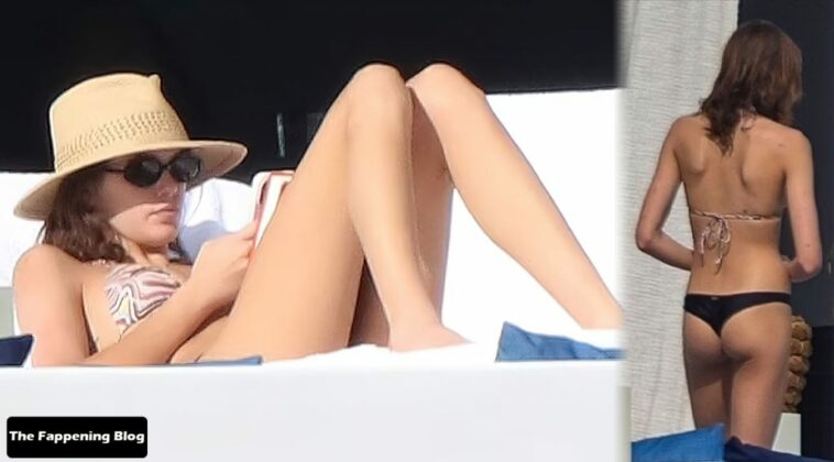 Kaia Gerber Displays Her Nice Butt in a Tiny Bikini in Cabo San Lucas (13 Photos)