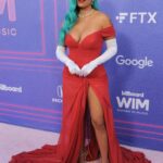 Karol G Flaunts Nice Cleavage at the Billboard Women in Music Awards (17 Photos)