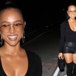 Karrueche Tran Puts on a Leggy Display as She Steps Out to Dinner with Friends in WeHo (52 Photos)