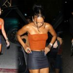 Braless Karrueche Tran Attends the Opening of Catch Steak LA (67 Photos)