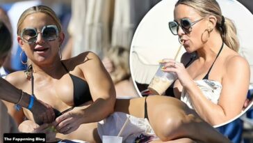 Kate Hudson Stuns in a Black Bikini on the Beach in Miami (51 Photos)