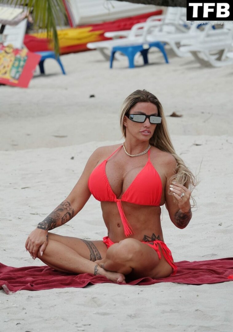 Katie Price Shows Off Her Bikini Body While Relaxing on the Beach in Thailand (57 Photos)